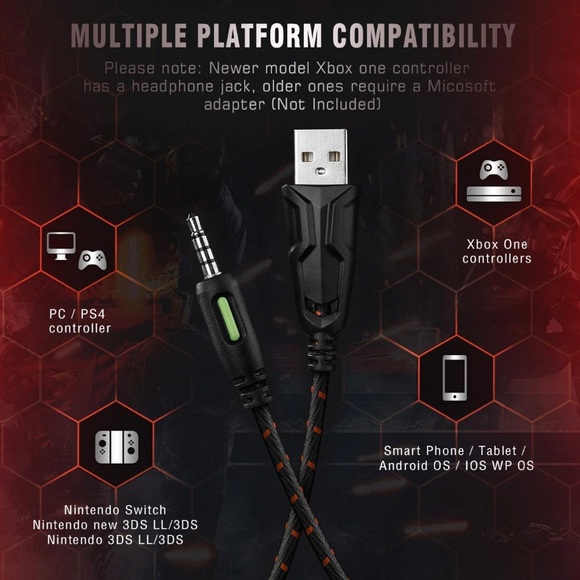 NEW Runmus K2 Gaming Headset - Picture 6 of 11